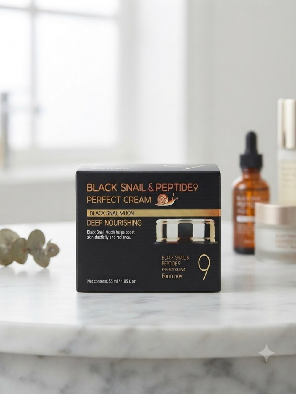 Black Snail & Peptide9 Deep Nourishing Perfect Cream - Black